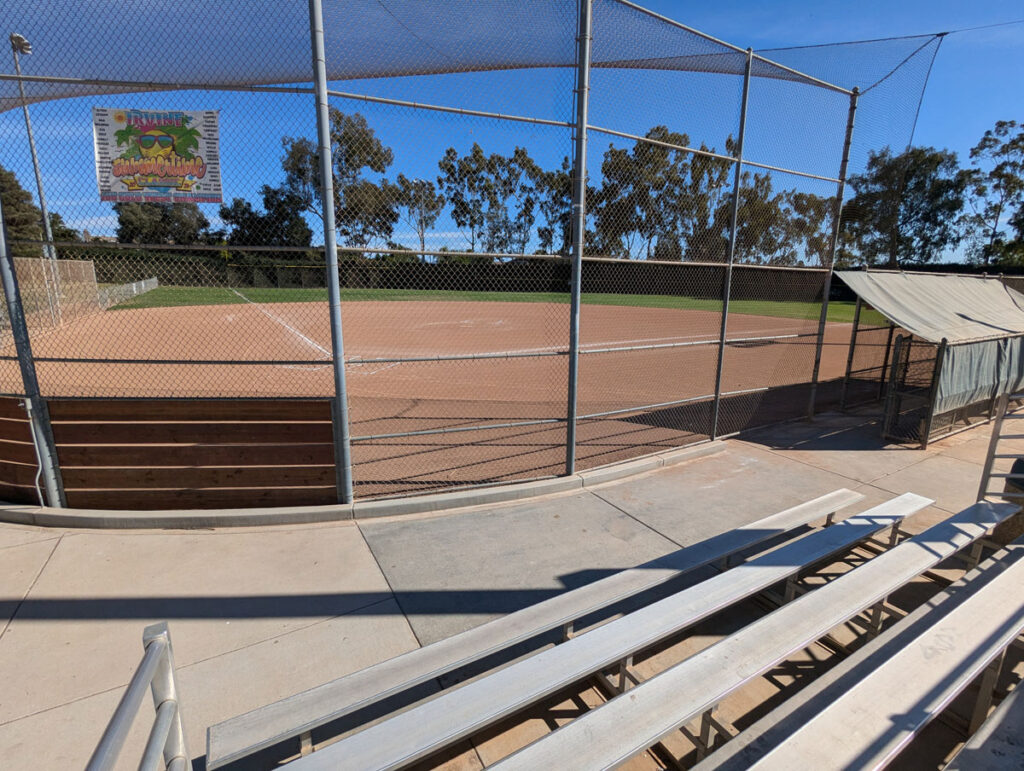 Bleachers, Dugouts & Snack Bar Facility